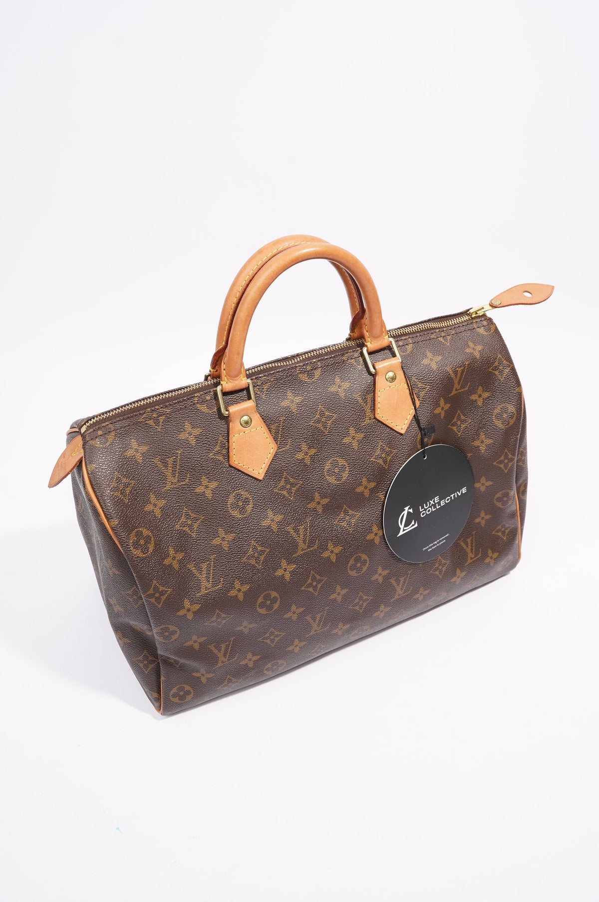 Louis Vuitton Speedy 35 Monogram Monogram Coated Canvas 35