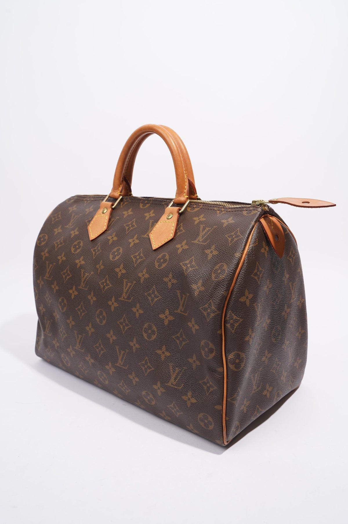 Louis Vuitton Speedy 35 Monogram Monogram Coated Canvas 35