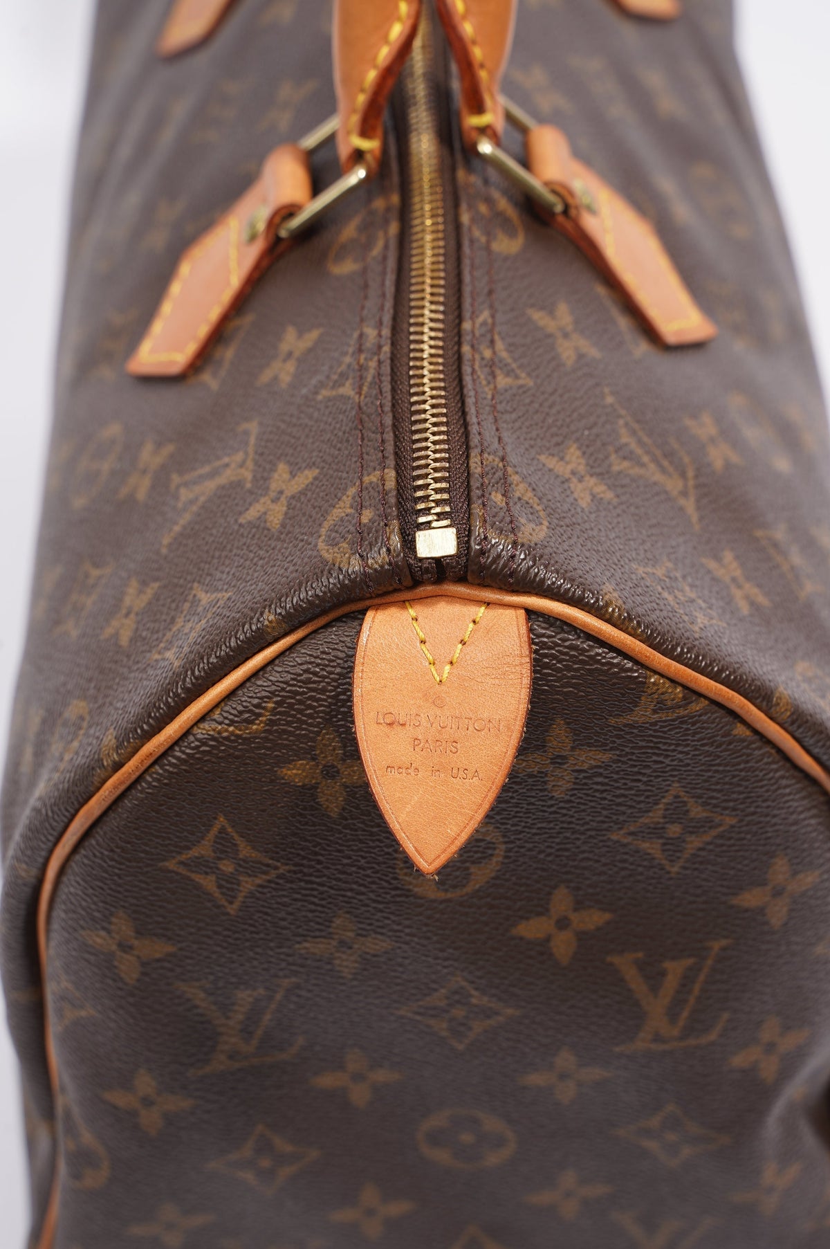 Louis Vuitton Speedy 35 Monogram Monogram Coated Canvas 35