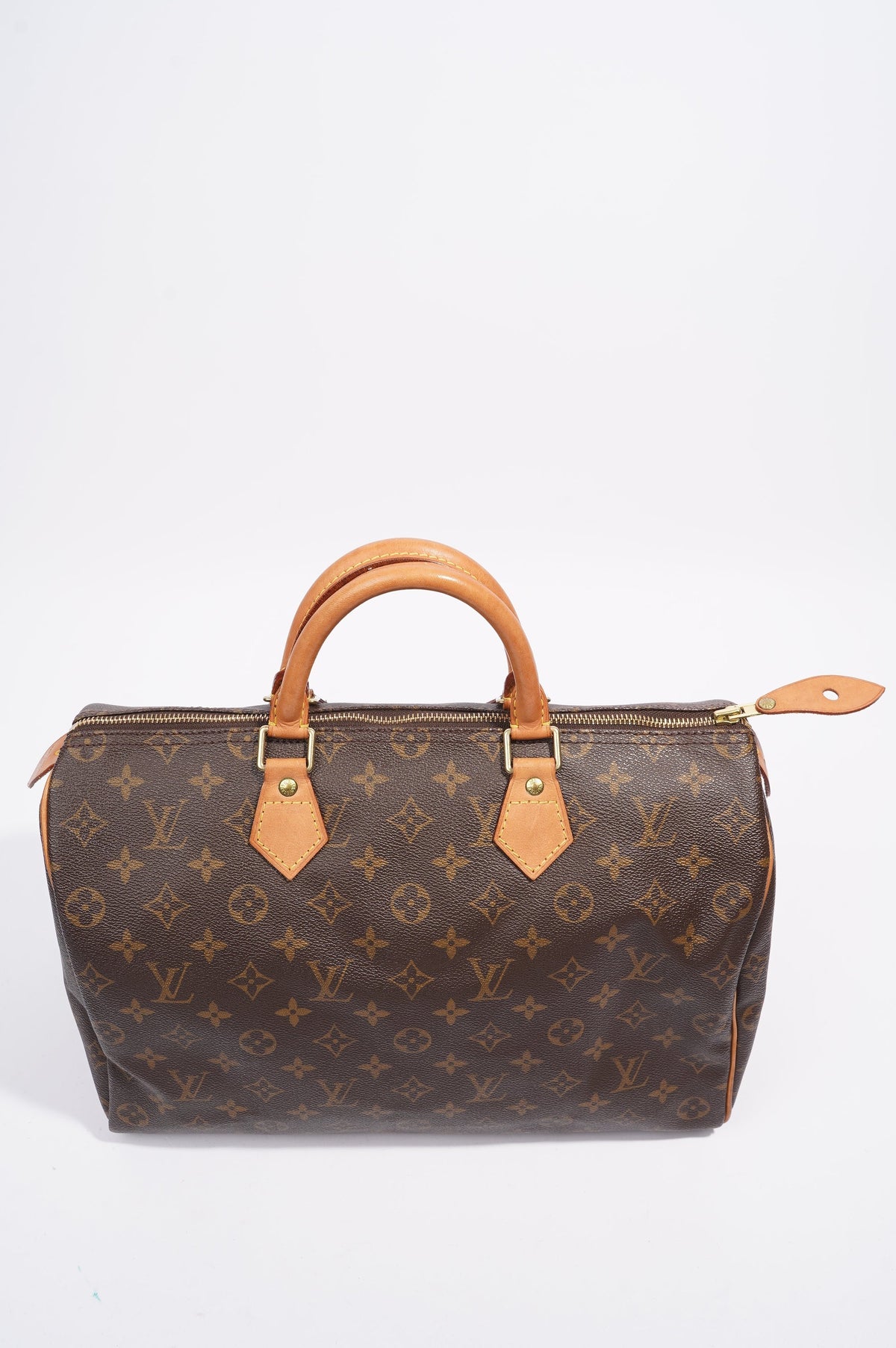 Louis Vuitton Speedy 35 Monogram Monogram Coated Canvas 35