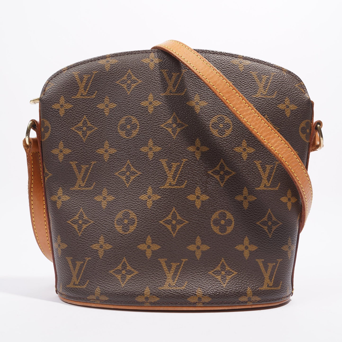 Louis Vuitton Monogram Drouot Shoulder Bag Monogram Coated Canvas