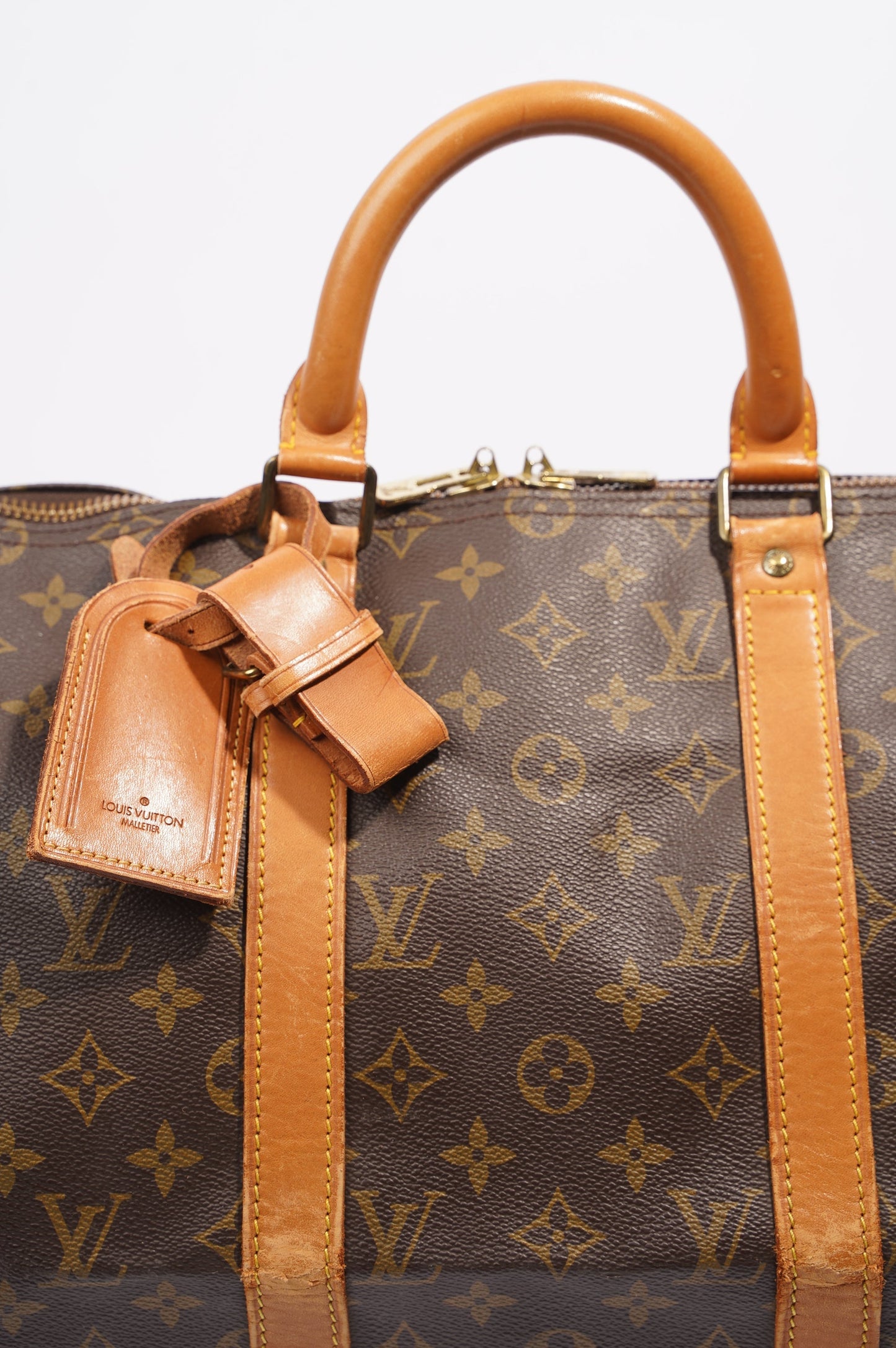 Louis Vuitton Keepall Bandouliere 50 Brown Monogram Canvas 50