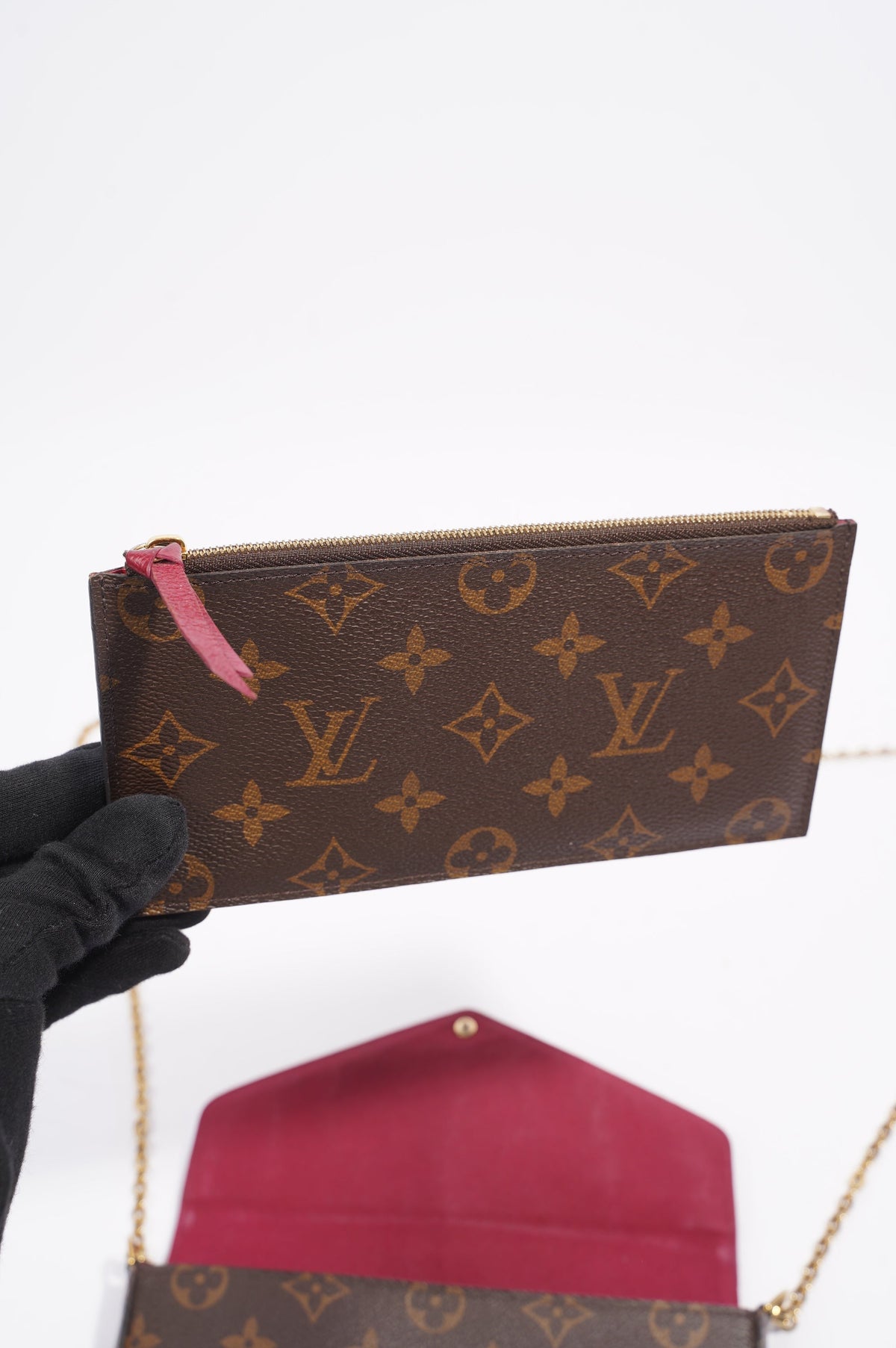 Louis Vuitton Pochette Felicie Monogram Monogram Coated Canvas