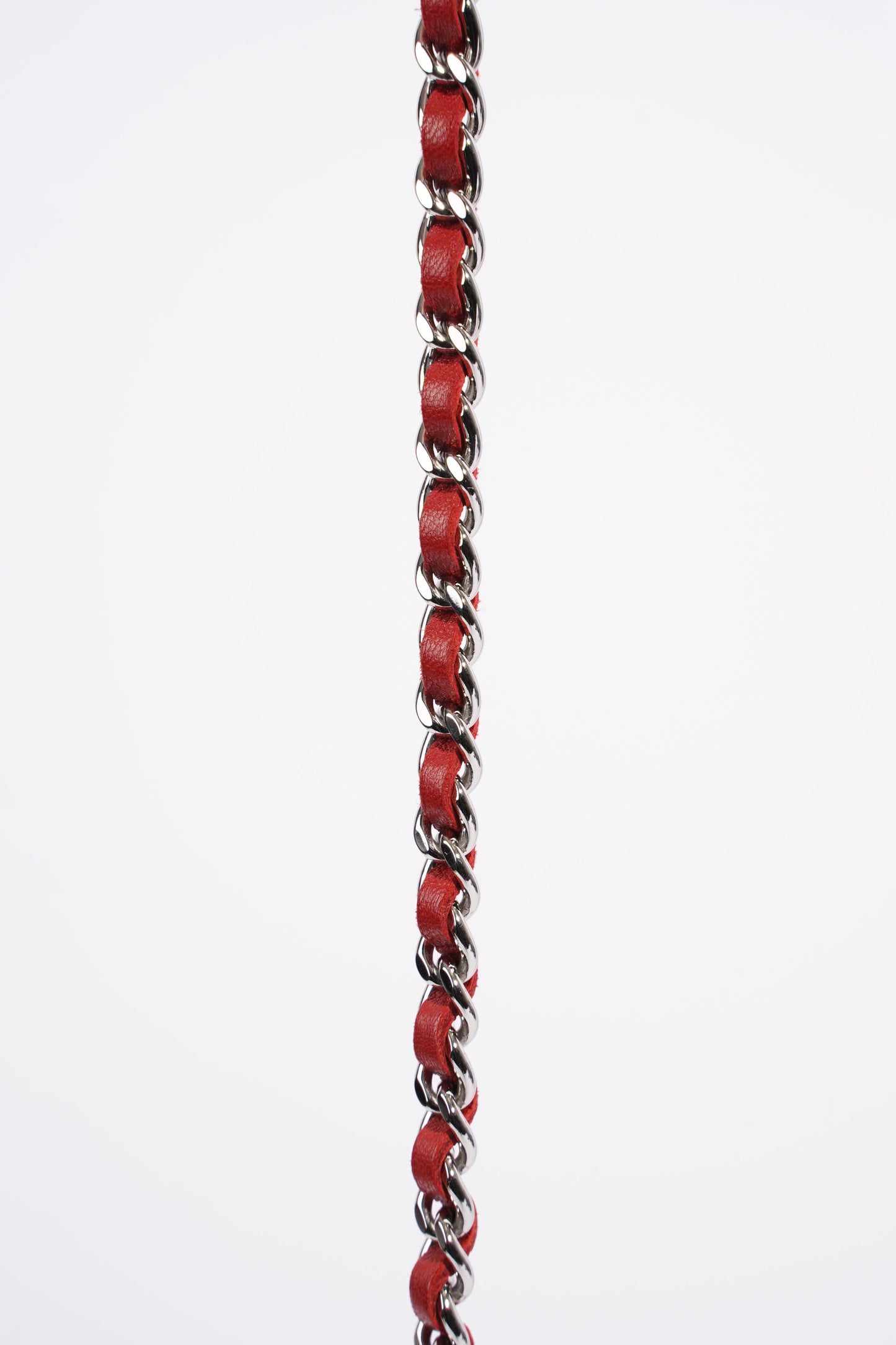 Chanel Wallet On Chain Red