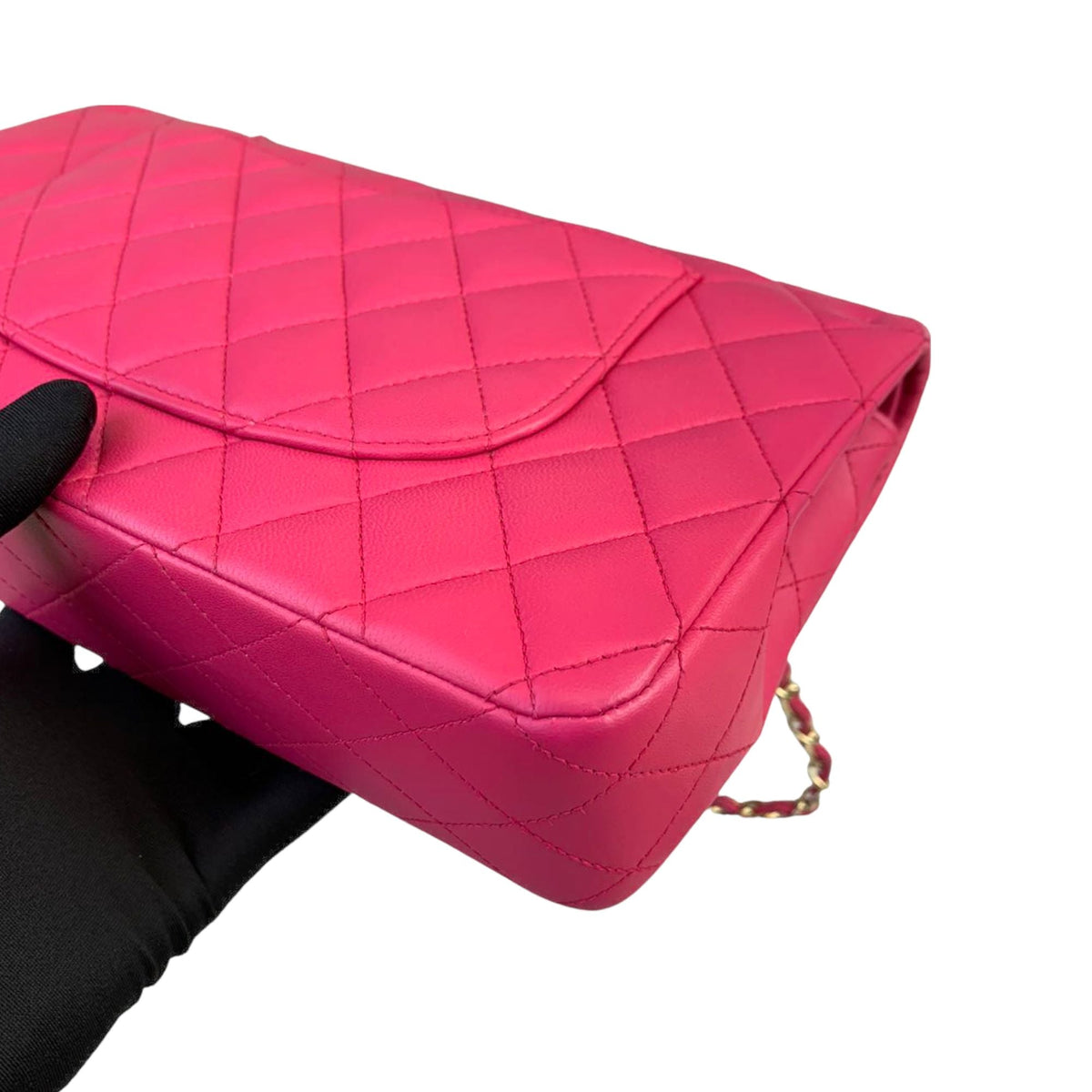 Classic Flap Medium Lambskin Pink GHW