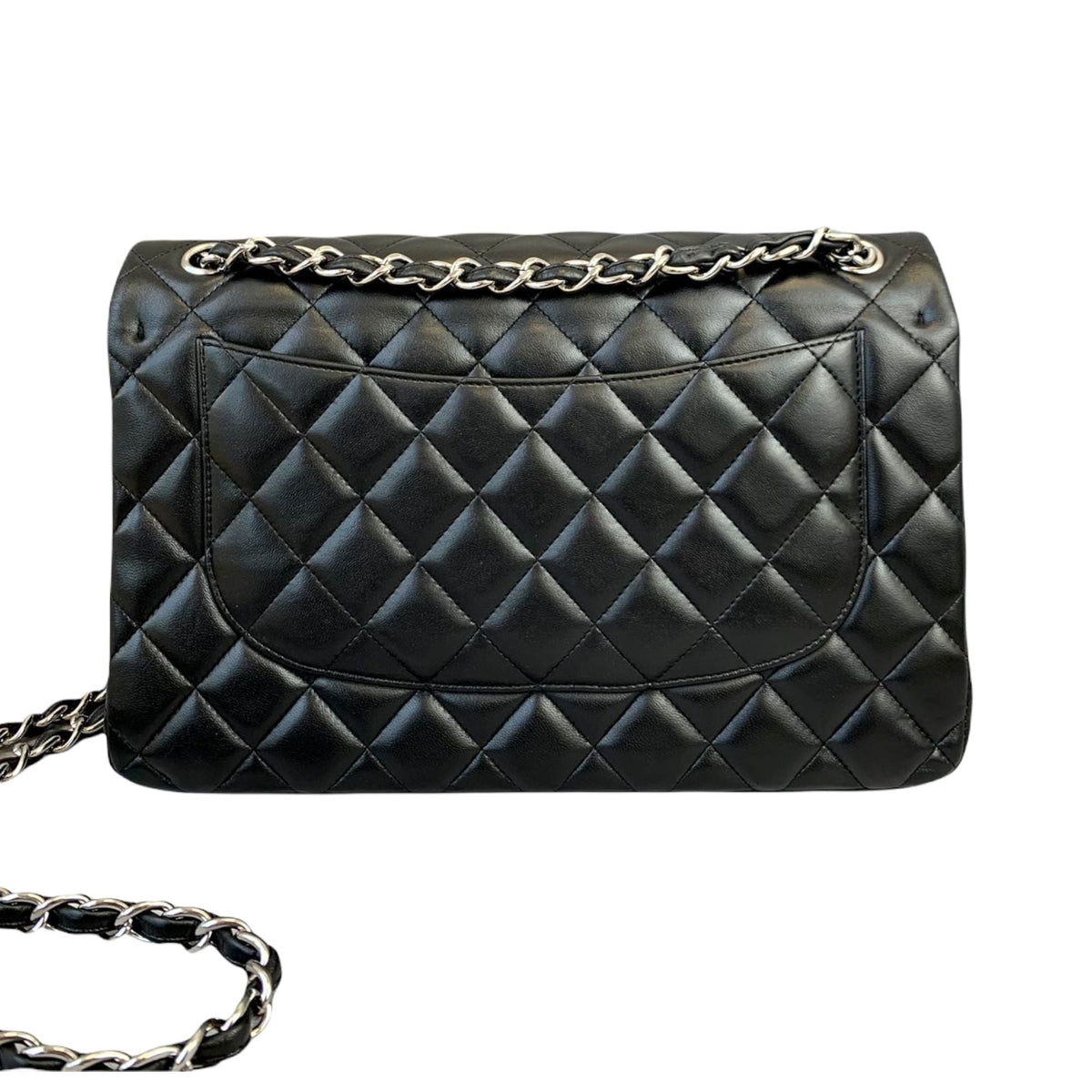 Classic Flap Jumbo Lambskin Black SHW