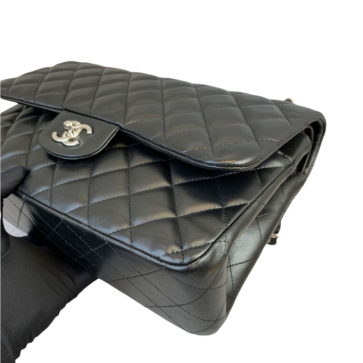 Classic Flap Jumbo Lambskin Black SHW