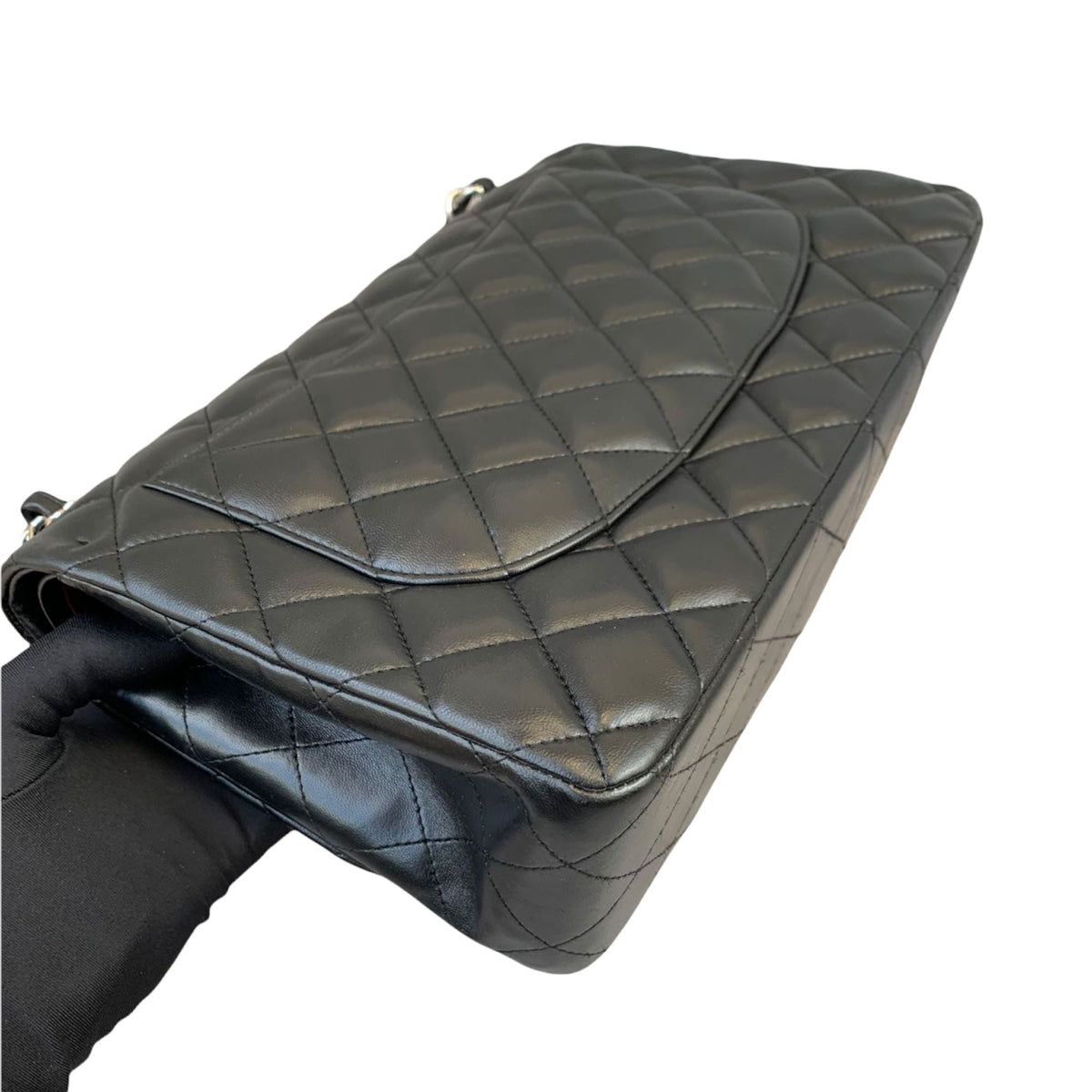 Classic Flap Jumbo Lambskin Black SHW