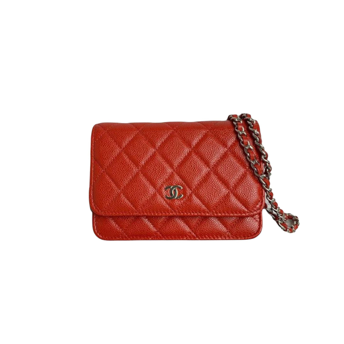 WOC Mini Red Leather SHW
