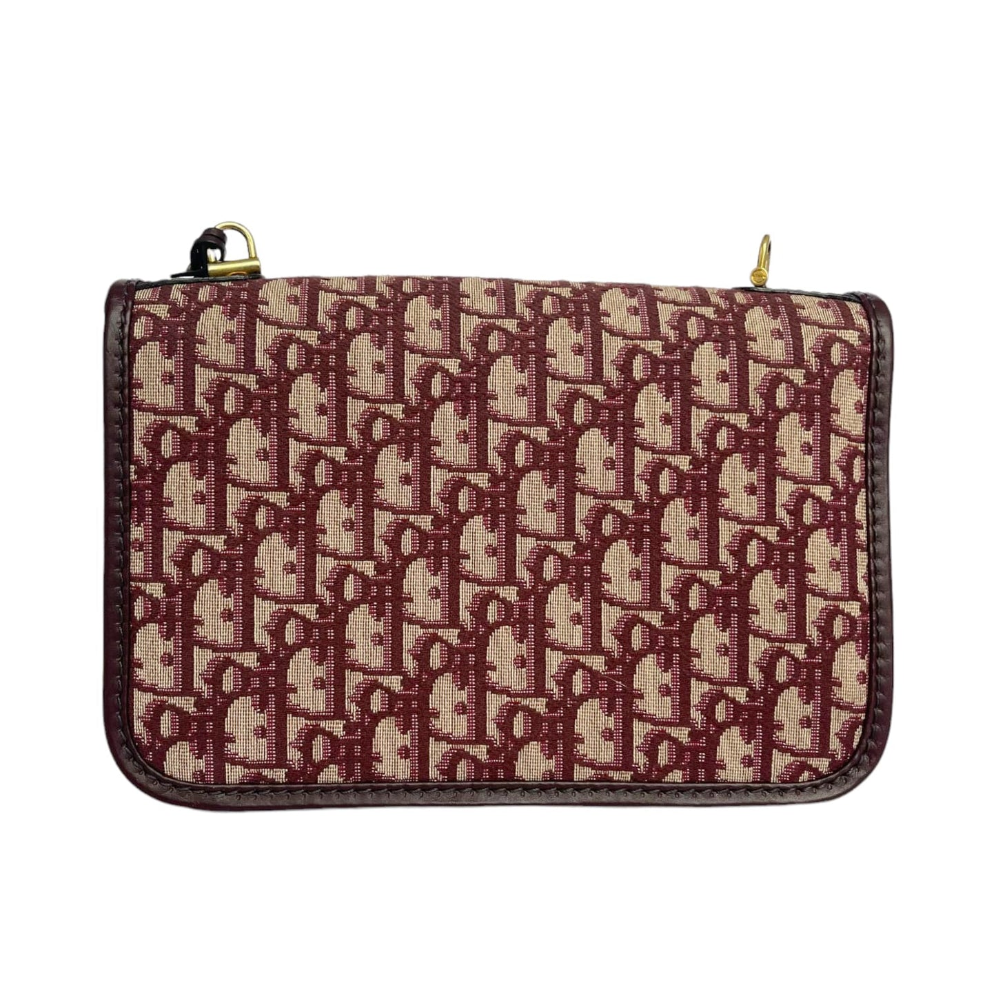 Medium Dioraddict Flap Bag Oblique Canvas Red GHW