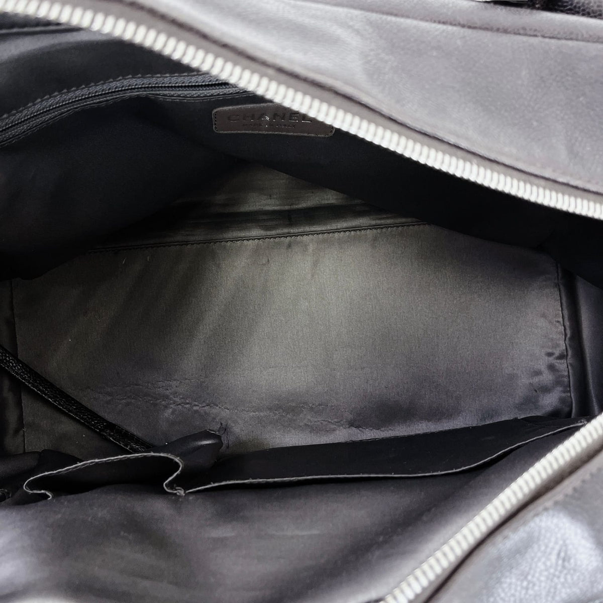 Boston Bag Brown Leather SHW