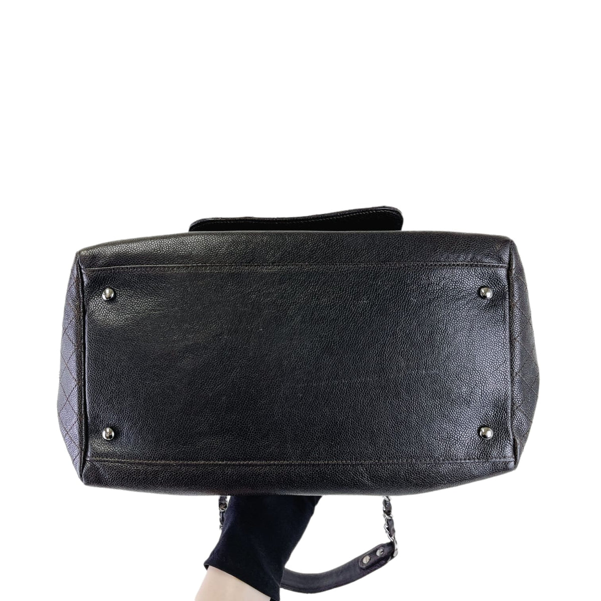 Boston Bag Brown Leather SHW