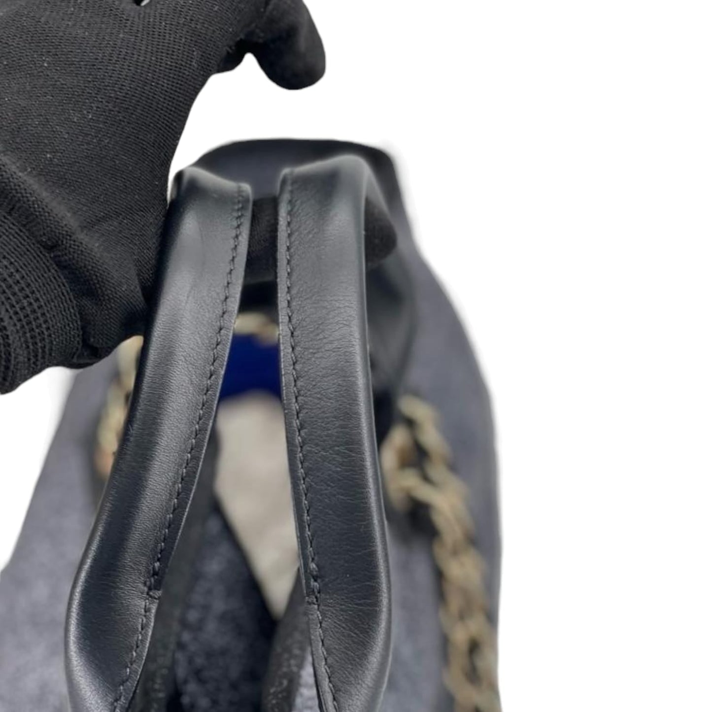 Medium Deauville Tote Grey GHW