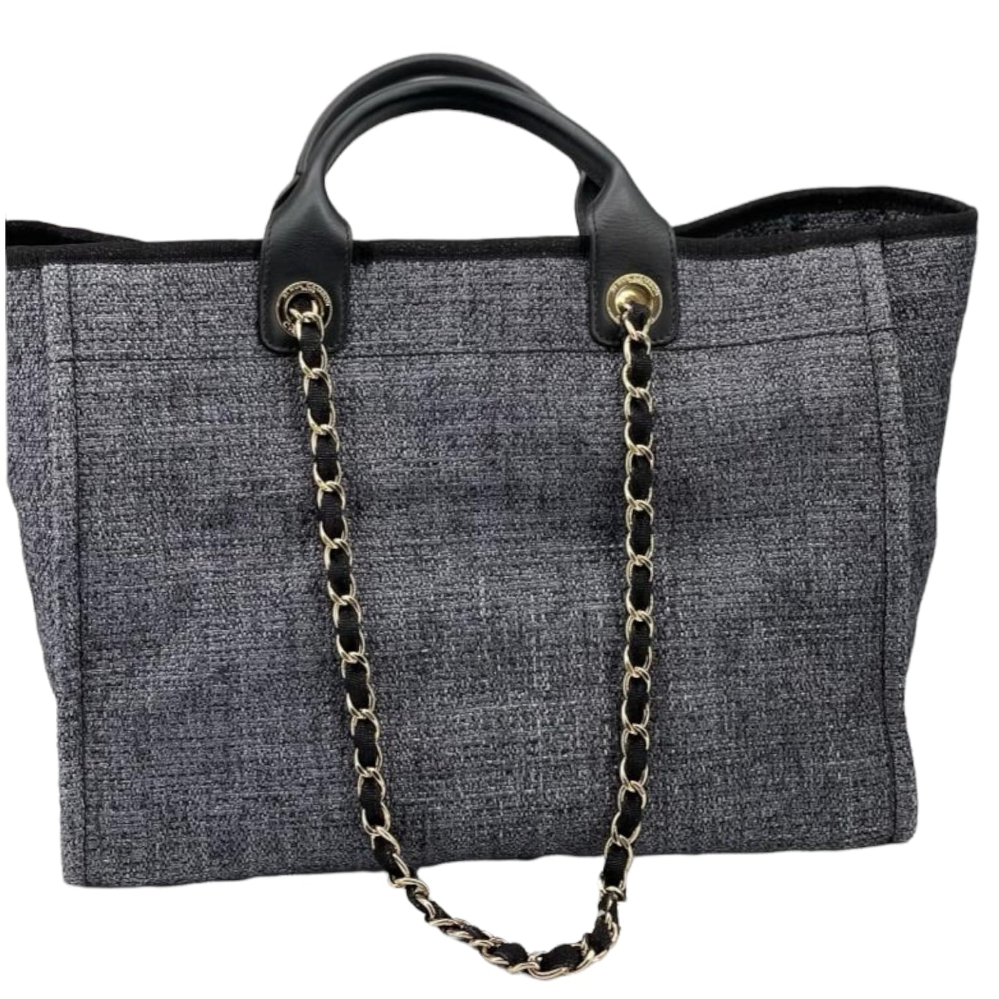 Medium Deauville Tote Grey GHW