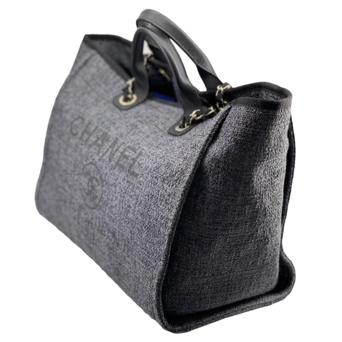 Medium Deauville Tote Grey GHW