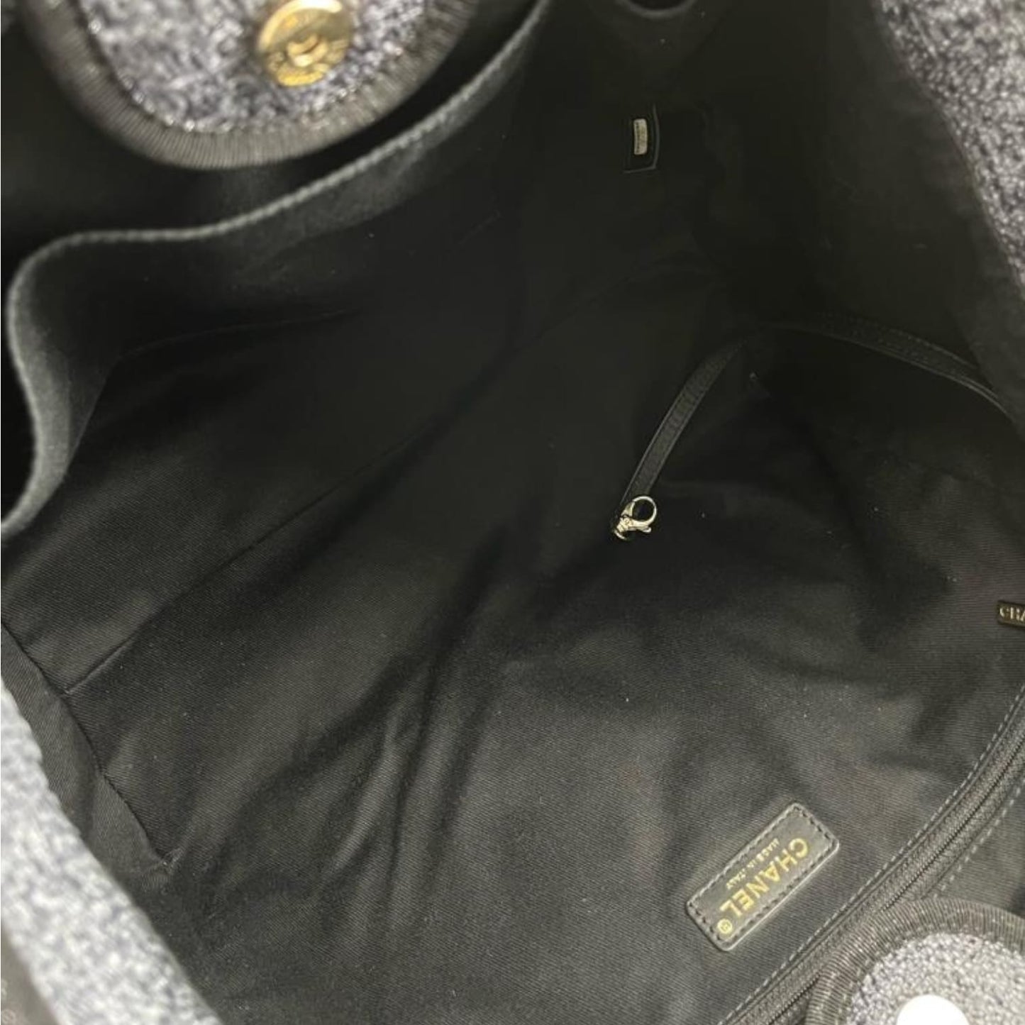 Medium Deauville Tote Grey GHW