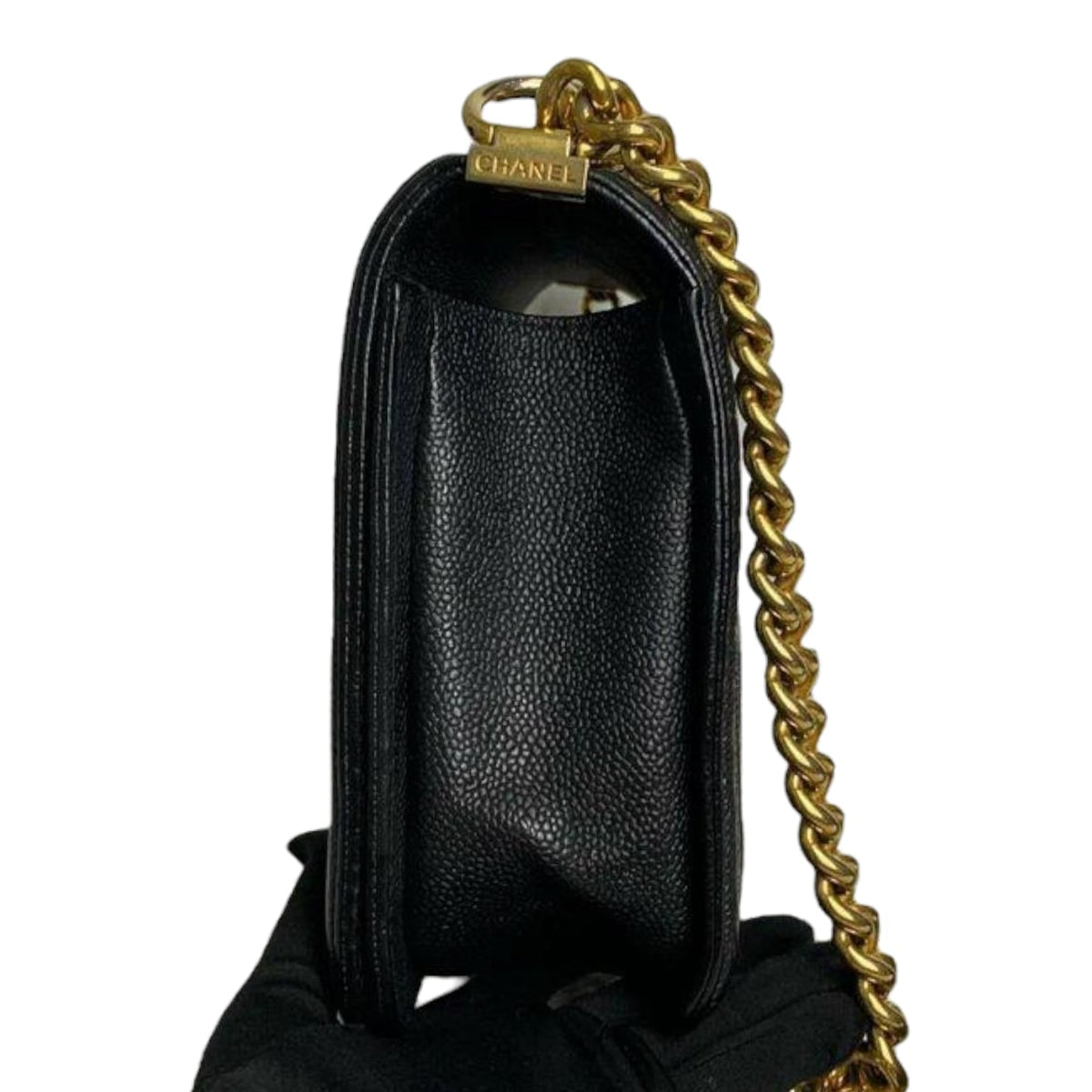 Large Le Boy Quilted Caviar Black GHW