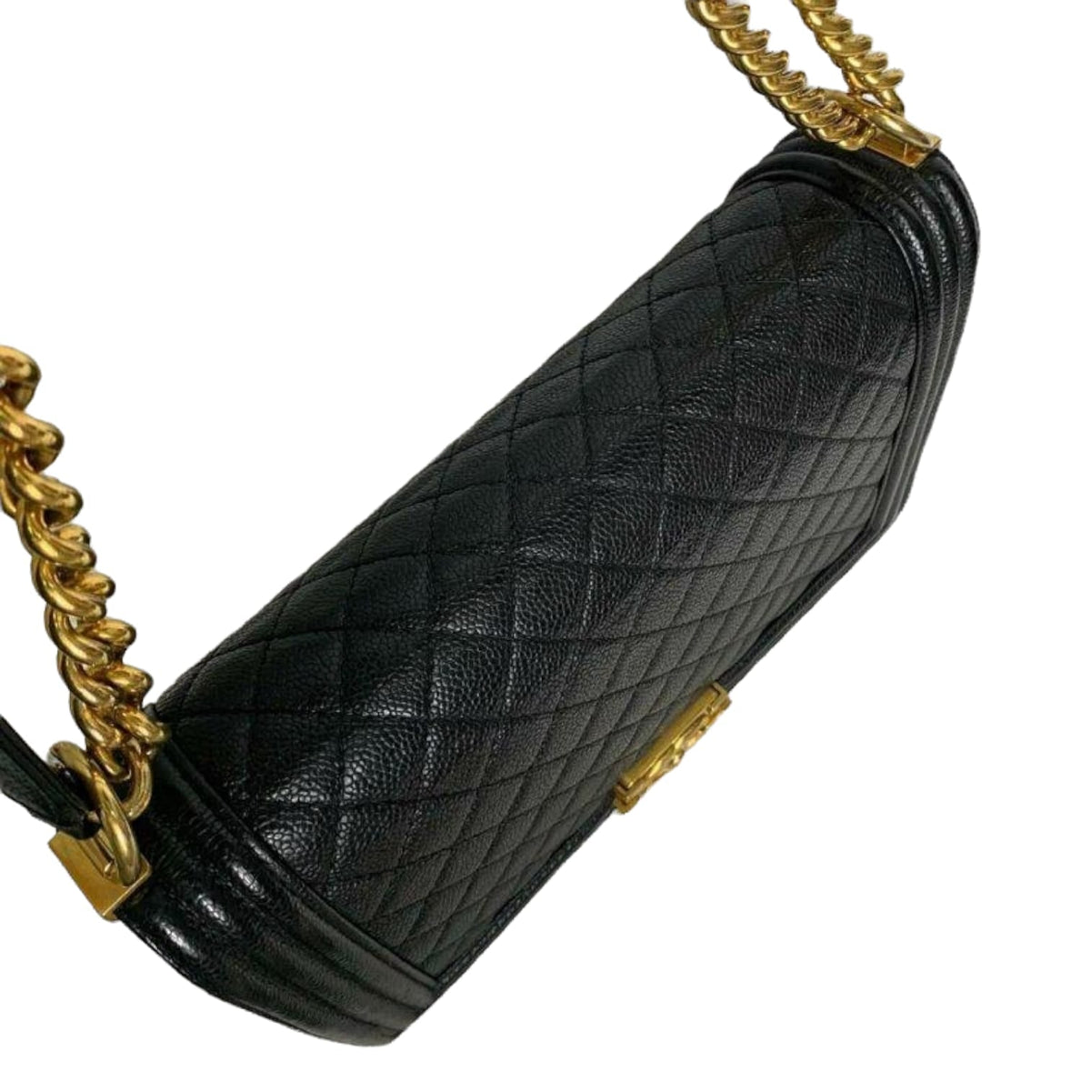 Large Le Boy Quilted Caviar Black GHW