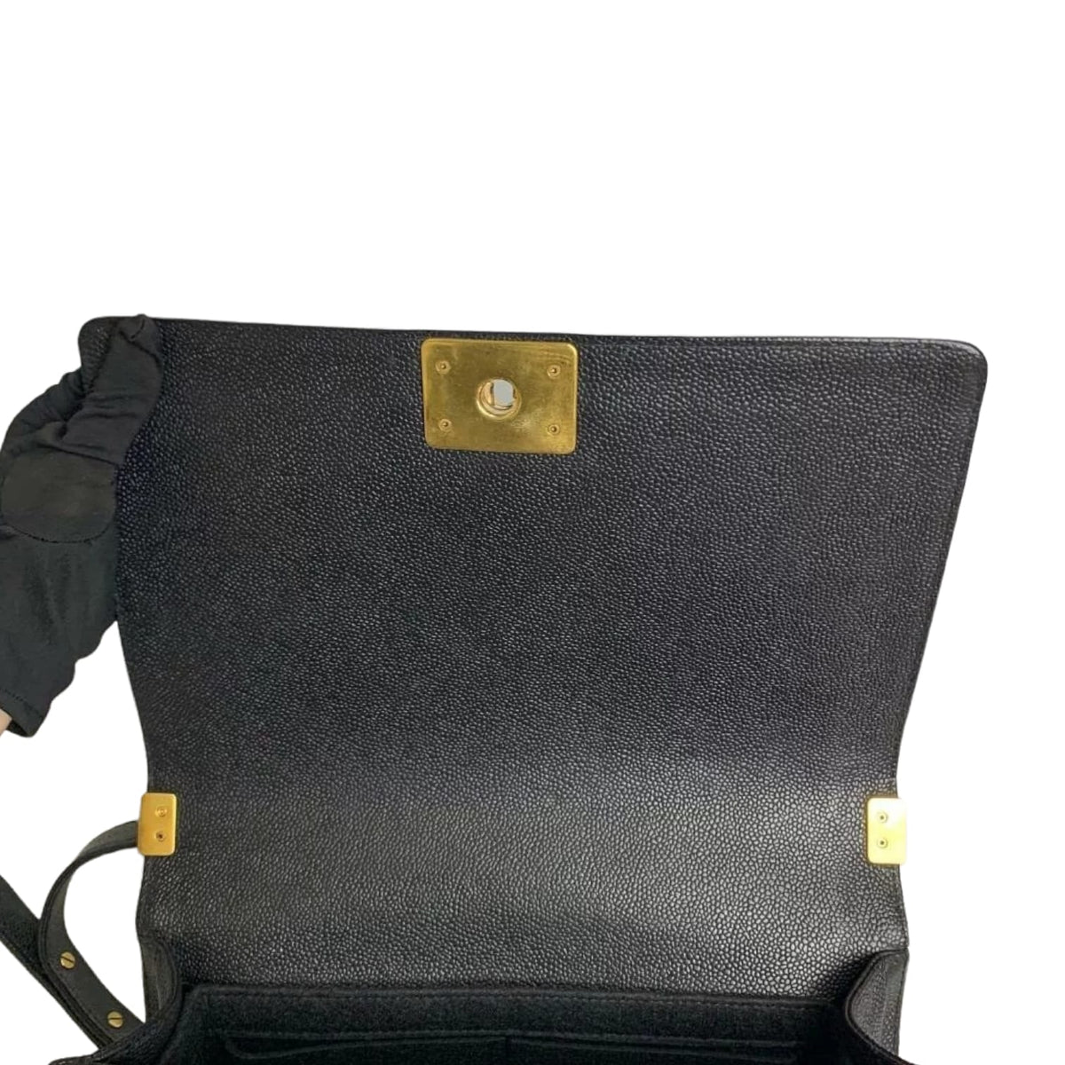 Large Le Boy Quilted Caviar Black GHW