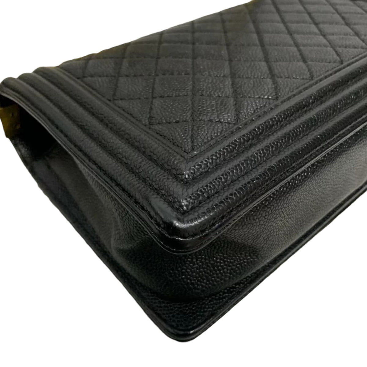 Large Le Boy Quilted Caviar Black GHW