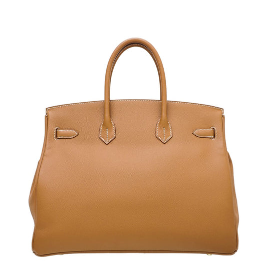Hermes Gold Birkin 35 Bag