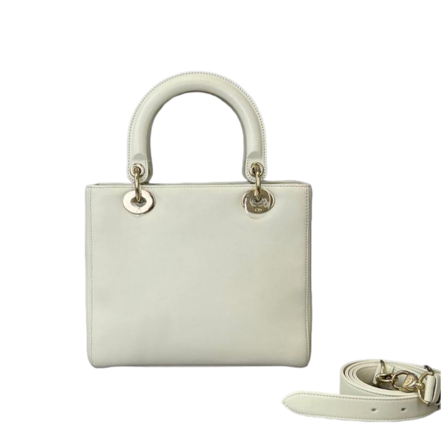 Medium Lady Dior Calfskin Amour Print Multicolor GHW