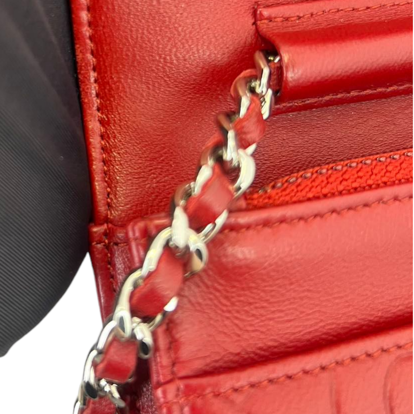 Camellia Wallet on Chain Red SHW