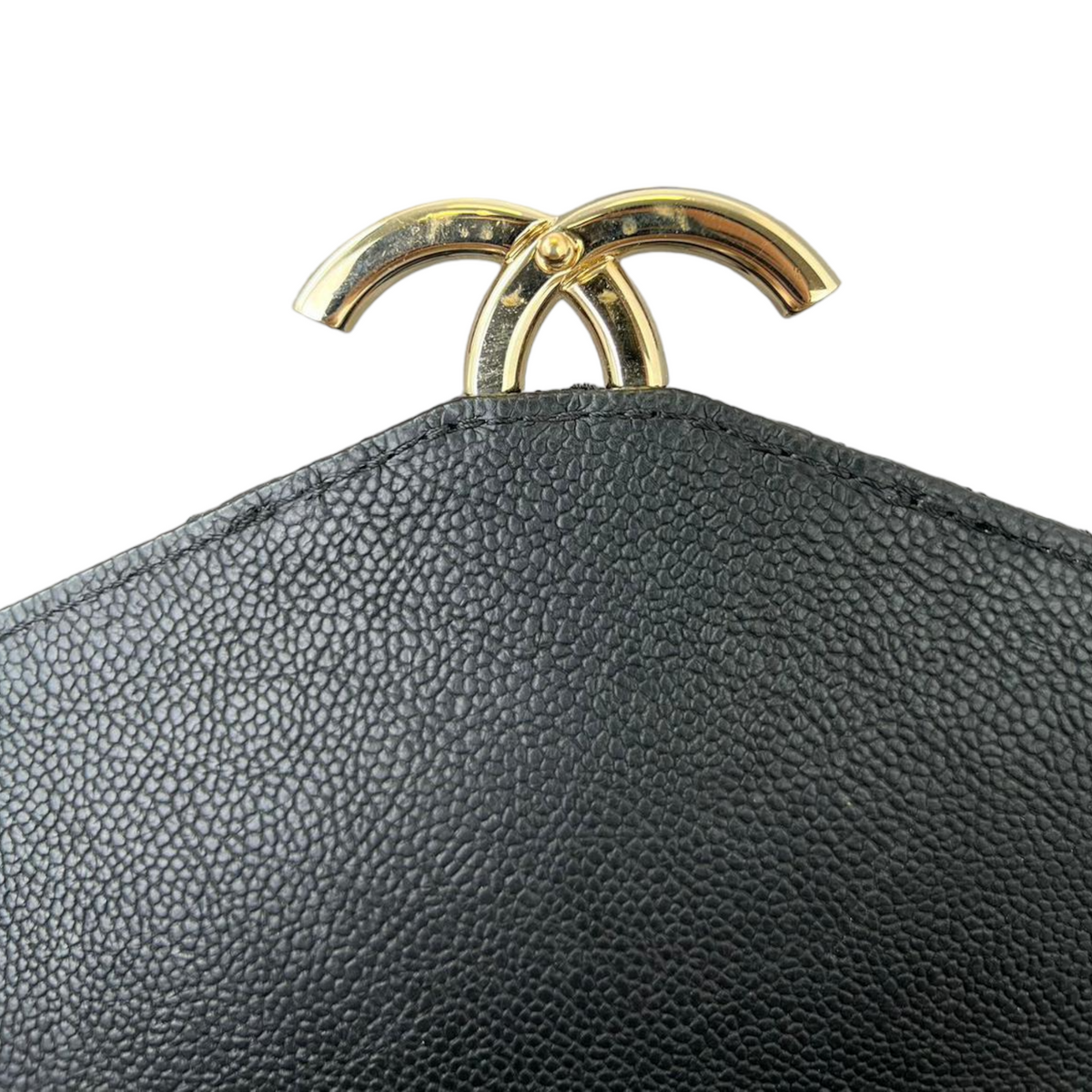 Coco Cuba CC Flap Caviar Leather Black GHW