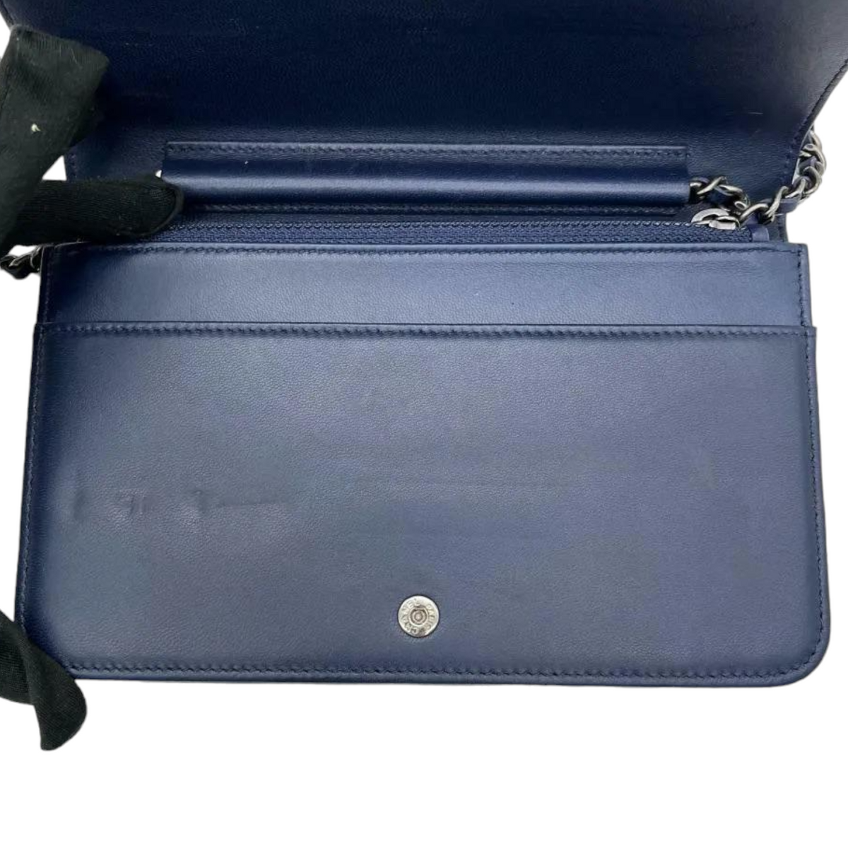 Quilted Coco Boy WOC Lambskin Blue RHW
