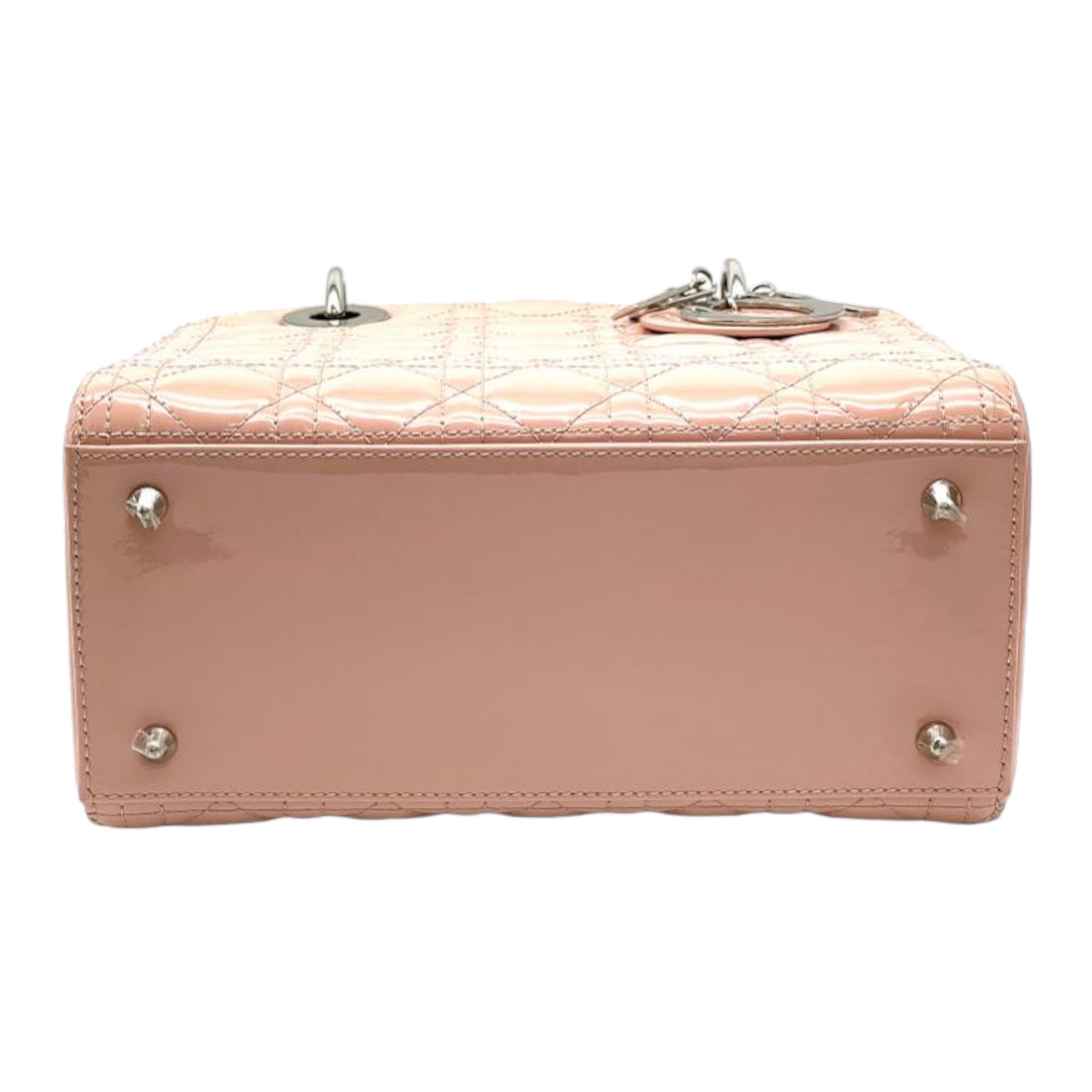 Patent Cannage Medium Lady Dior Pink SHW