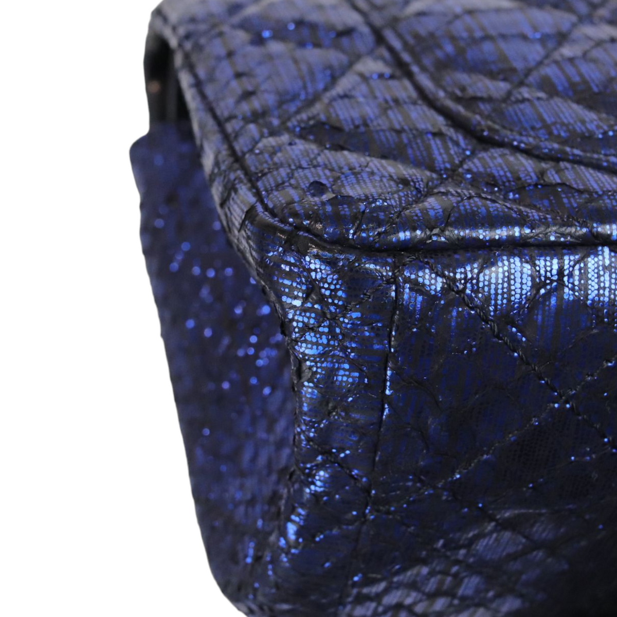 Python Quilted 2.55 Reissue 224 Mini Flap Blue RHW