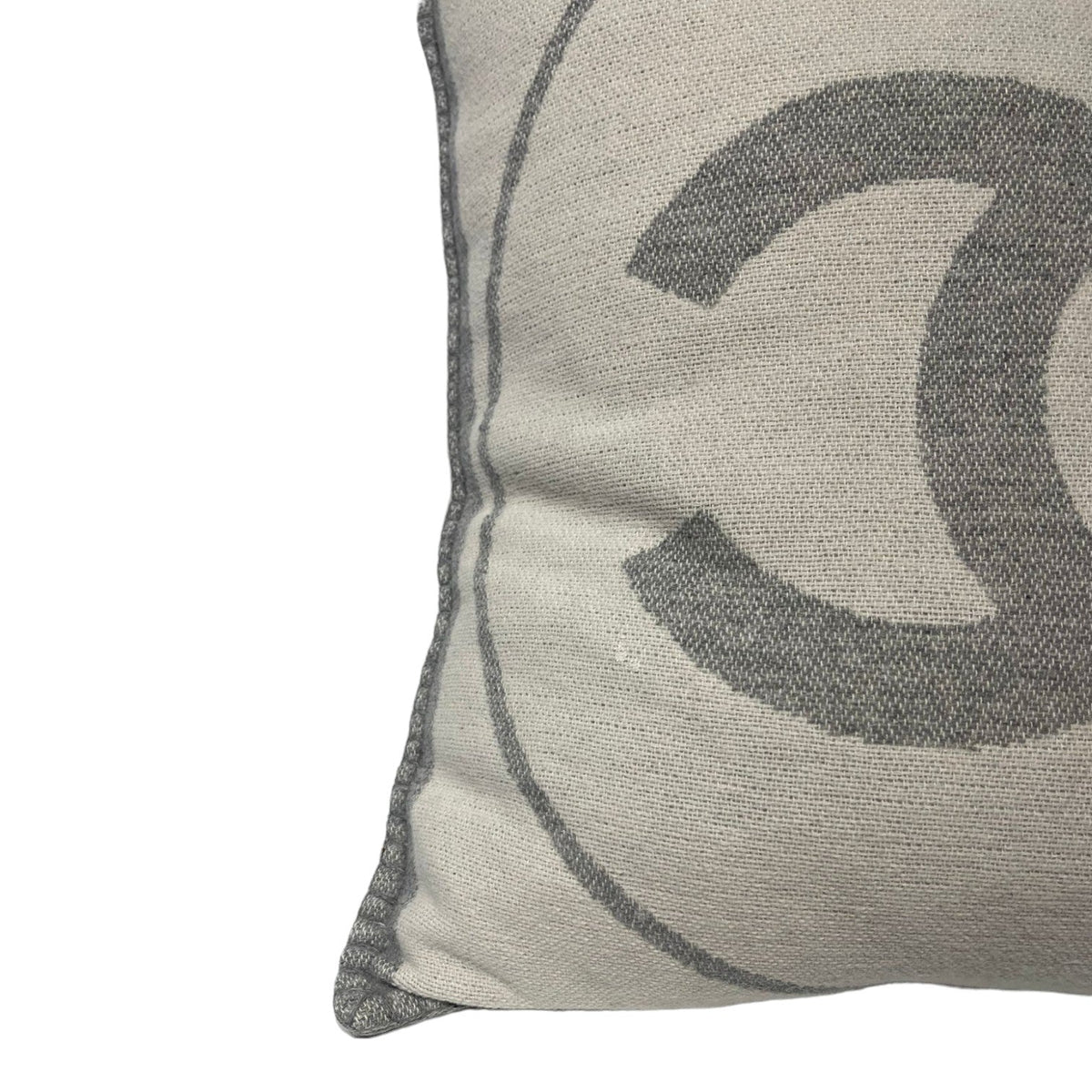 CC Pillow Merino Wool Cashmere Grey Off White