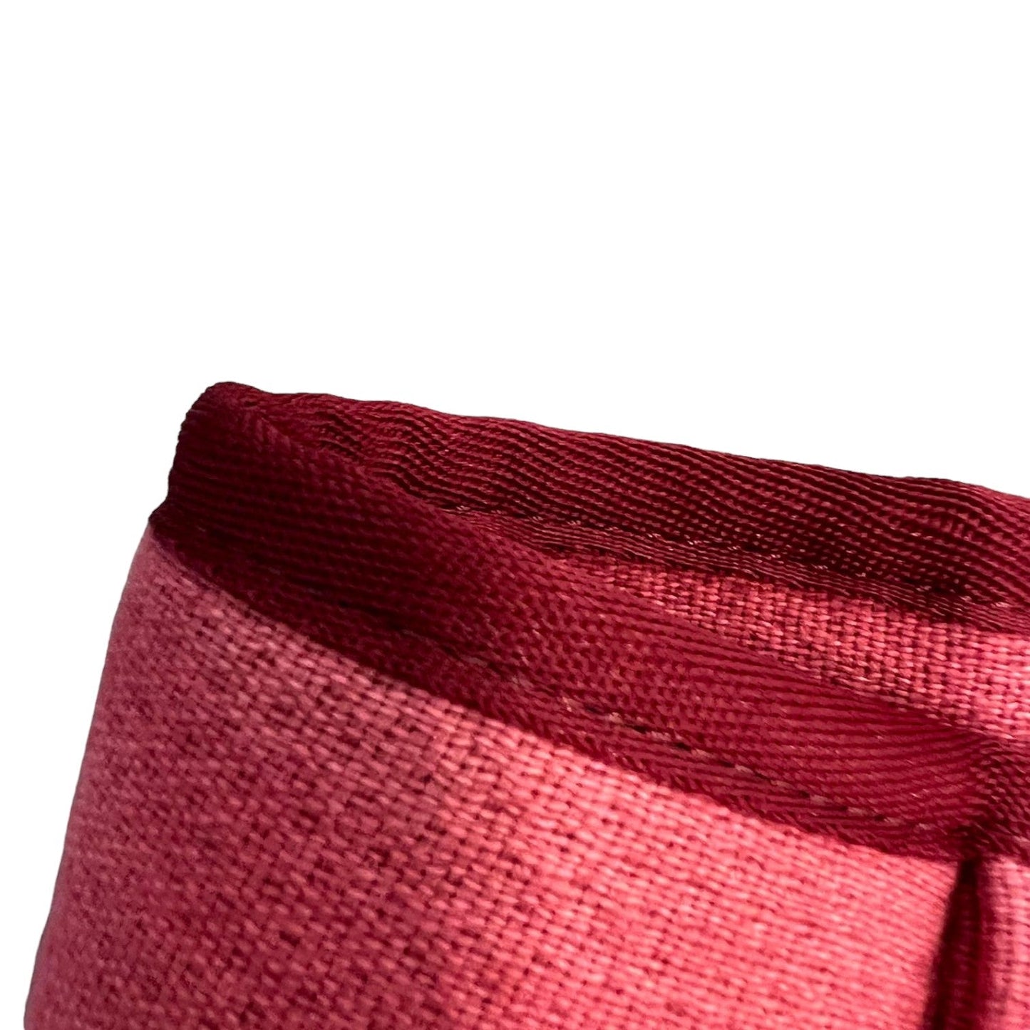 Deauville Shopper Tote Medium Canvas and Leather Red SHW