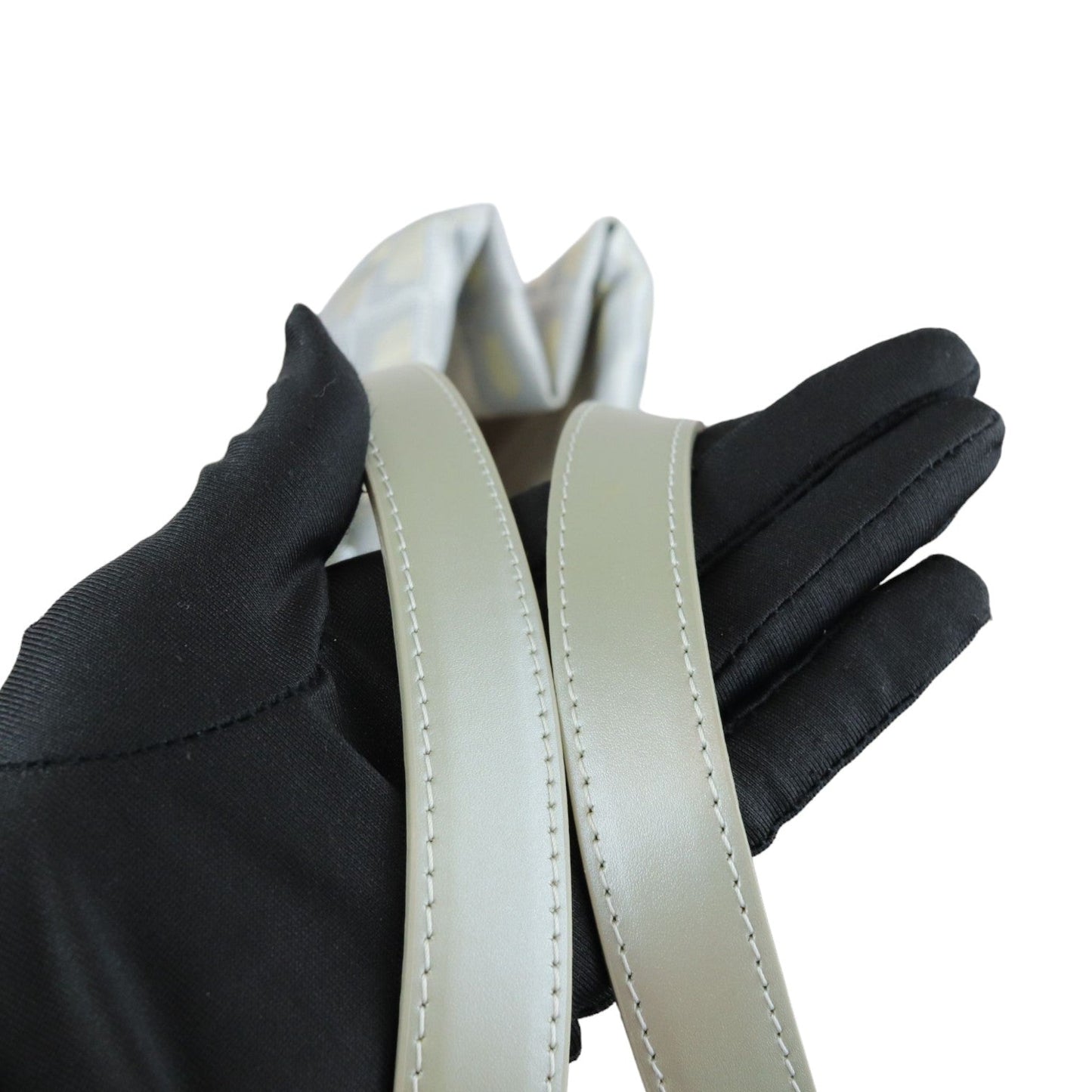 Vintage Travel Line Tote Medium Nylon Beige SHW