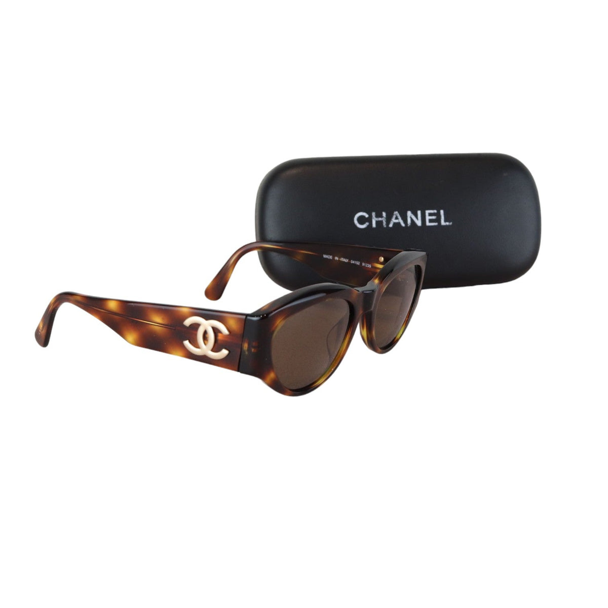 Tortoise Shell CC Sunglasses Brown GHW