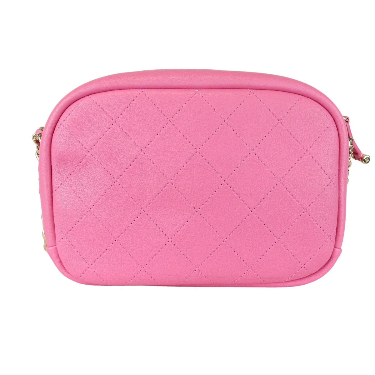 Casual Trip Camera Case Large Goatskin Pink GHW