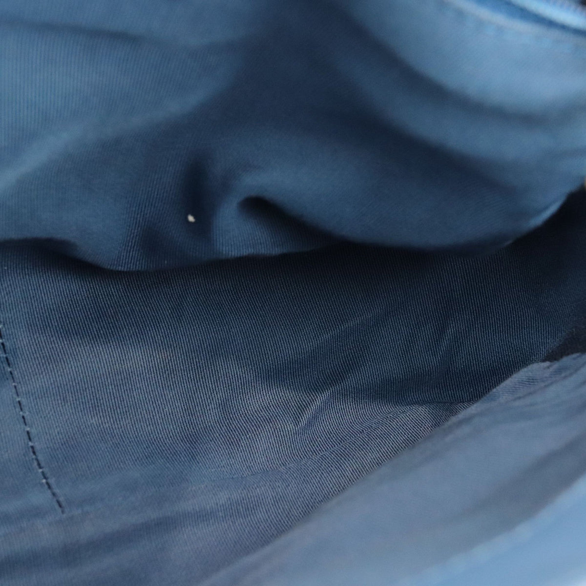 19 Flap Lambskin Quilted Medium Blue MHW