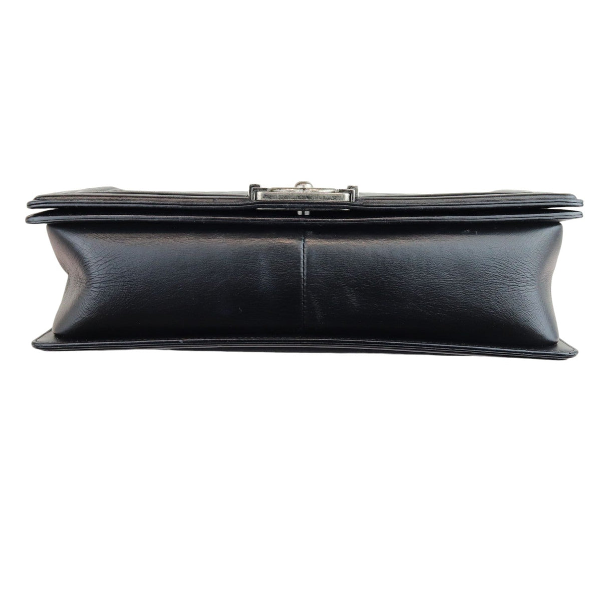 New Medium Boy Flap Calfskin Quilted Black RHW