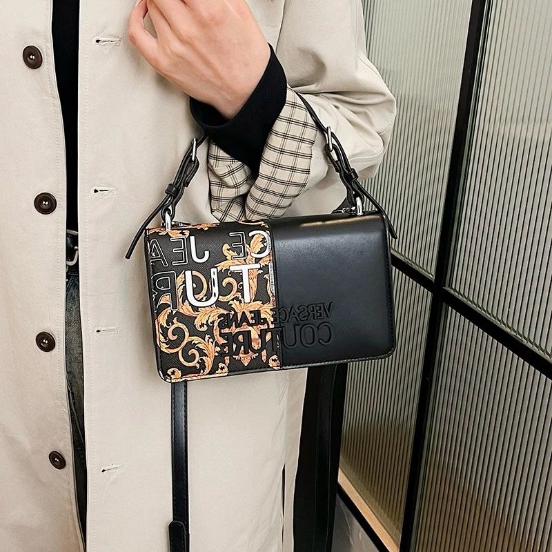 Versace Crossbody Shoulder Bag – Timeless Luxury (Black-2)