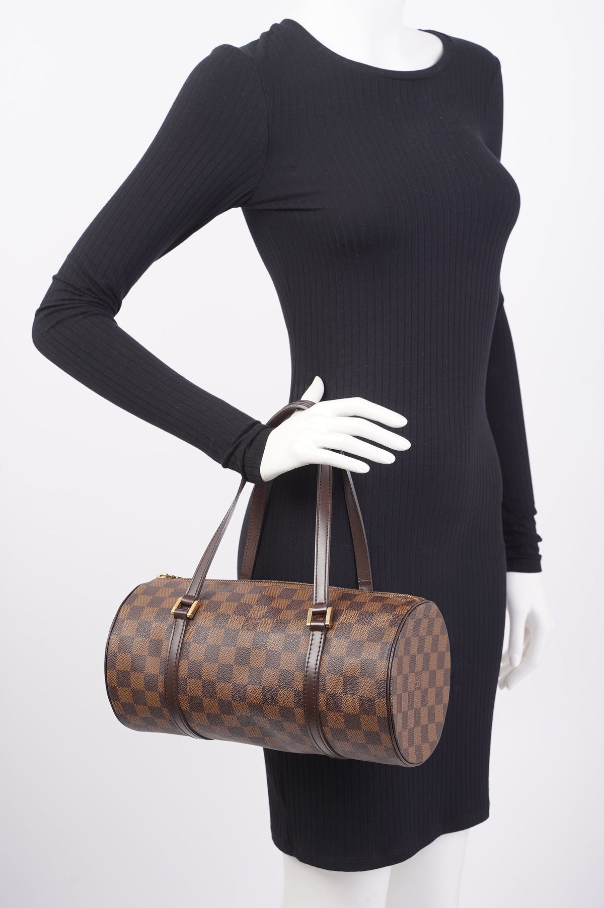 Louis Vuitton Papillon Damier Ebene / Brown Canvas 30