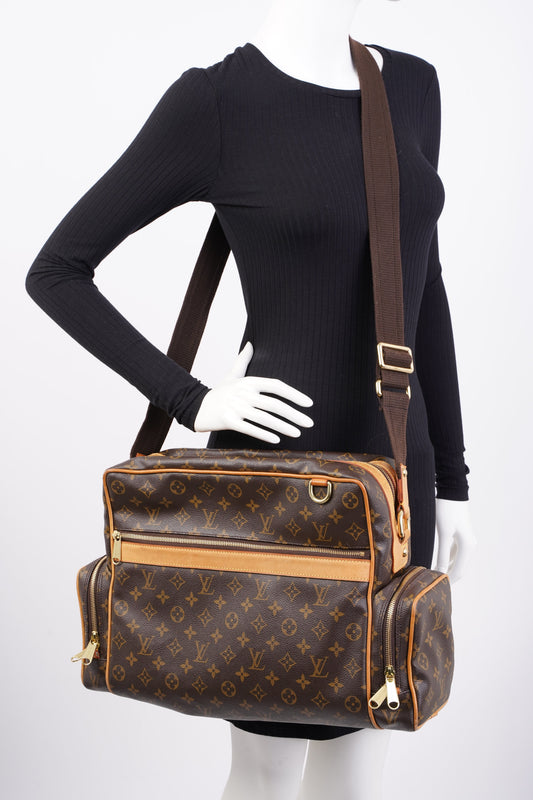 Louis Vuitton Louis Vuitton Sac Squash Monogram Coated Canvas Large
