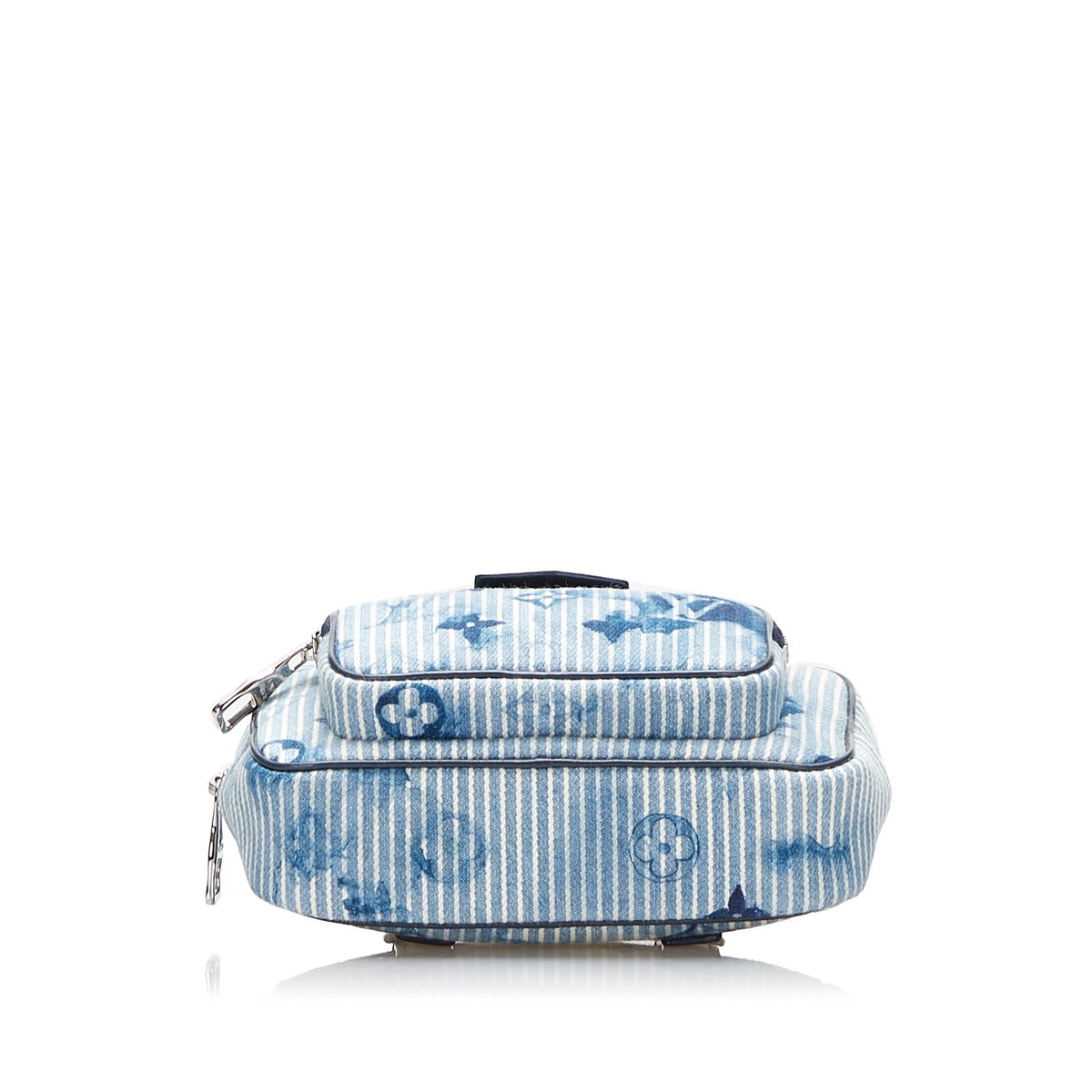 Louis Vuitton Outdoor Pouch Striped Watercolor Monogram Denim