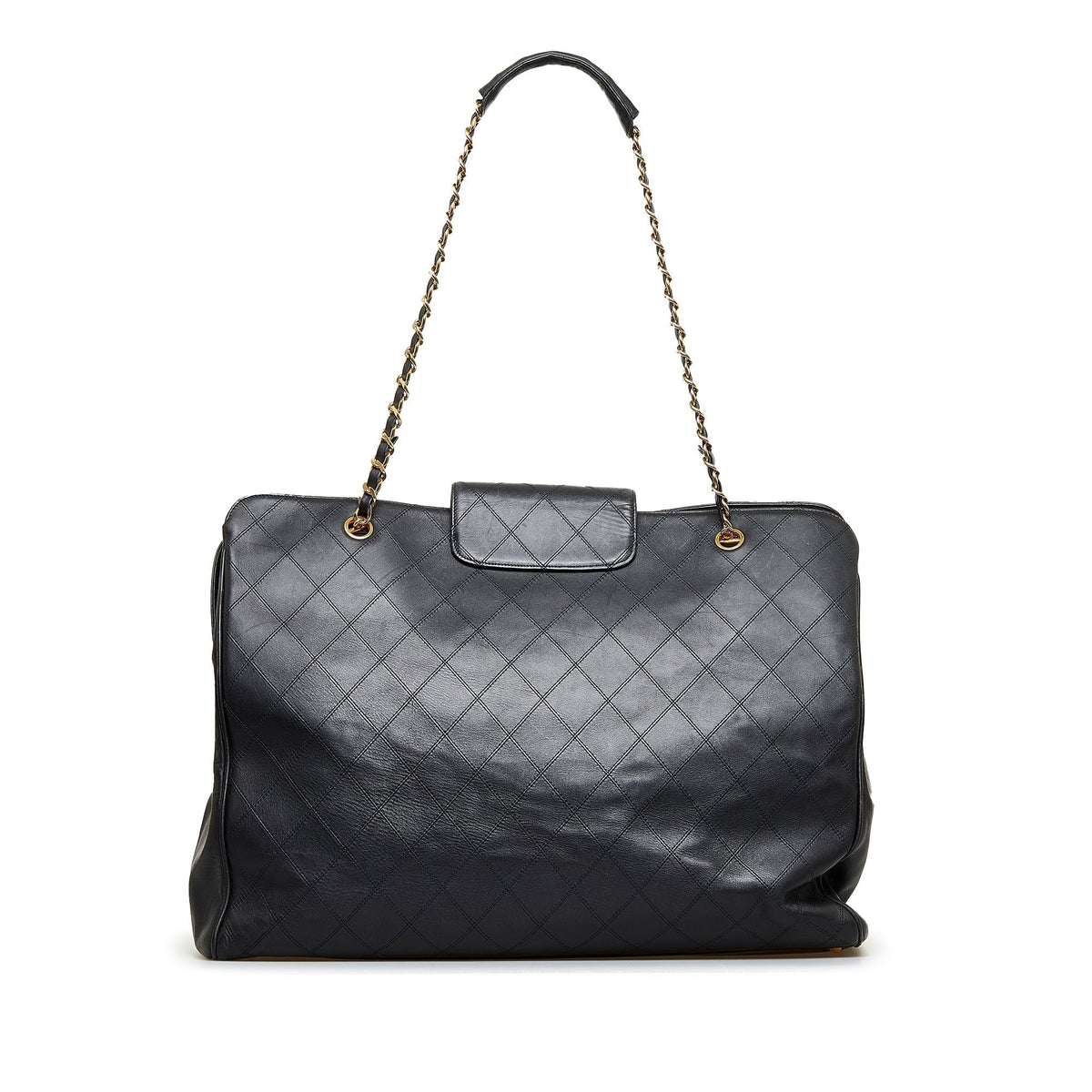 Chanel Supermodel Weekender Jumbo XL Black Lambskin Gold
