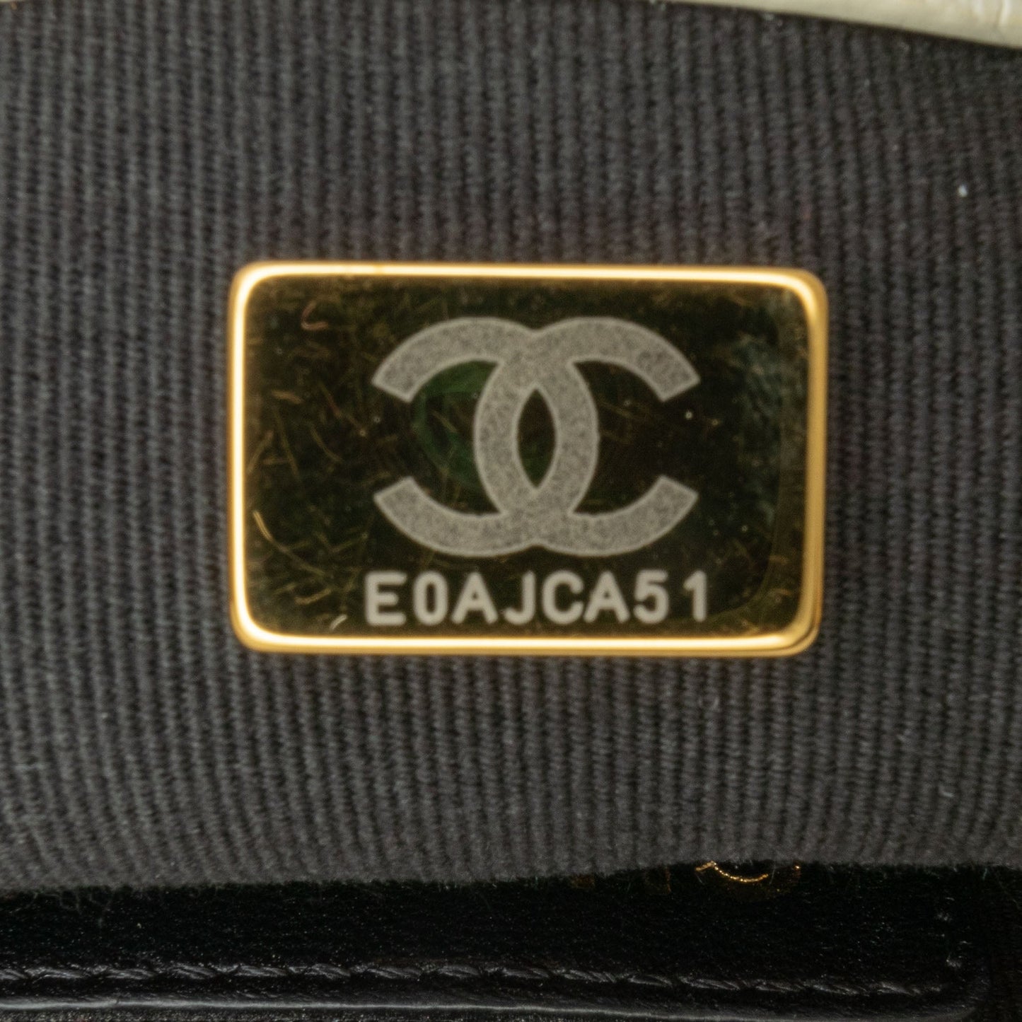 White Chanel Mini Caviar Twist Your Buttons Flap Crossbody Bag