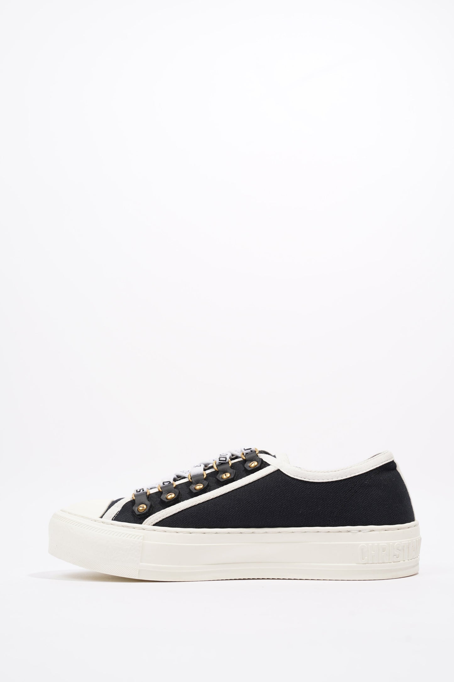 Christian Dior WALK'N'DIOR Black / White Canvas EU 36 UK 3