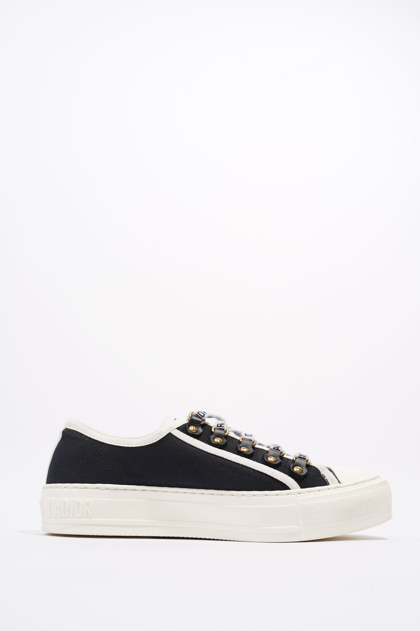 Christian Dior WALK'N'DIOR Black / White Canvas EU 36 UK 3