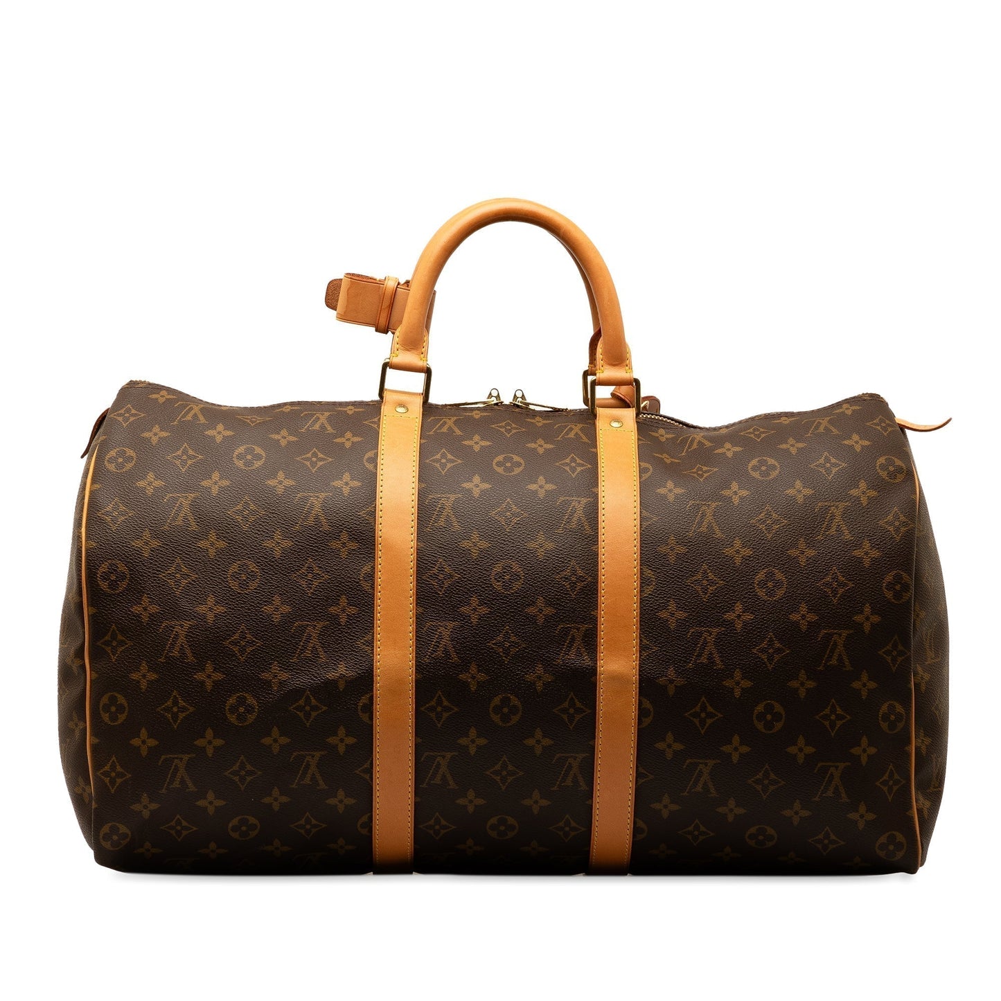 Brown Louis Vuitton Monogram Keepall 50 Travel Bag