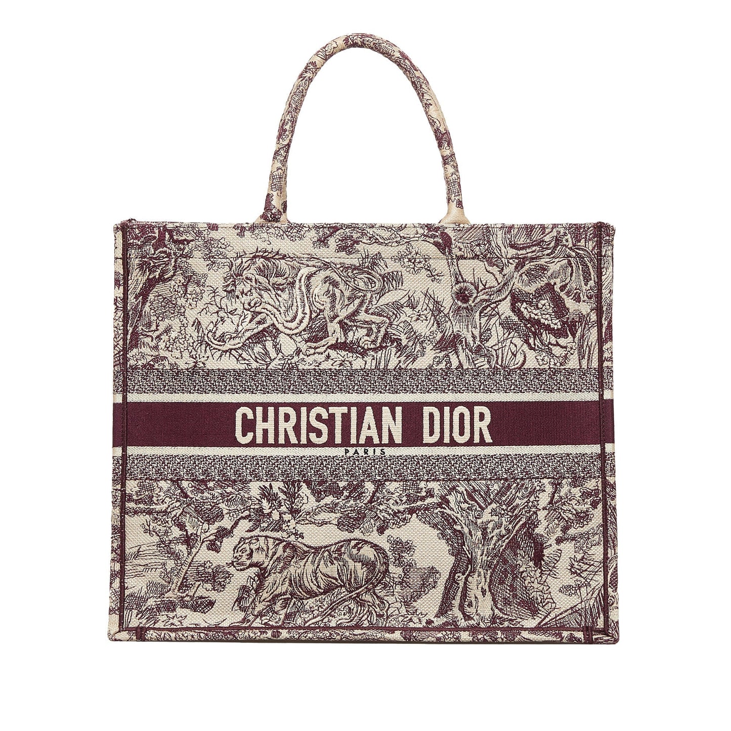 DIOR Large Toile De Jouy Book Tote Tote Bag