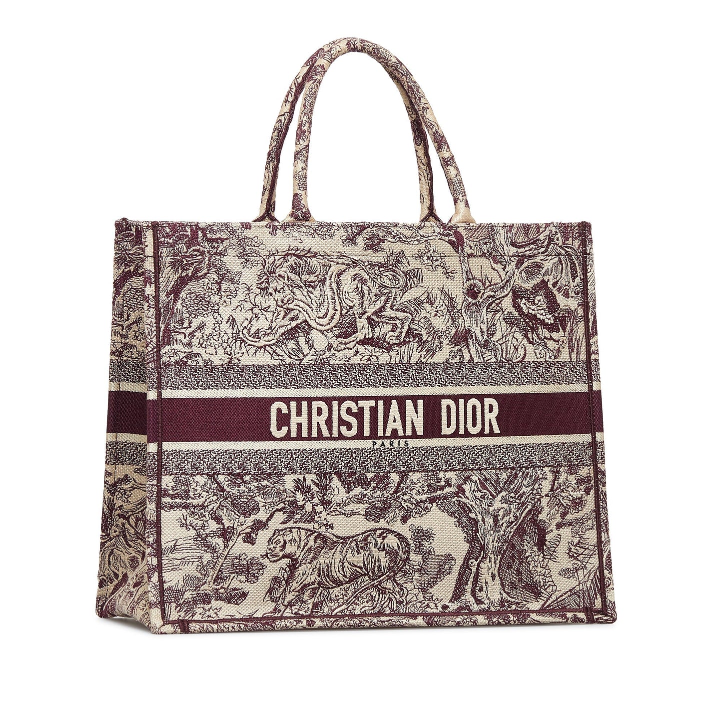 DIOR Large Toile De Jouy Book Tote Tote Bag