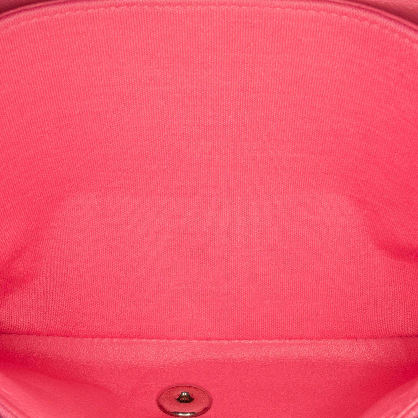 Pink Chanel Medium Classic Jersey Double Flap Shoulder Bag
